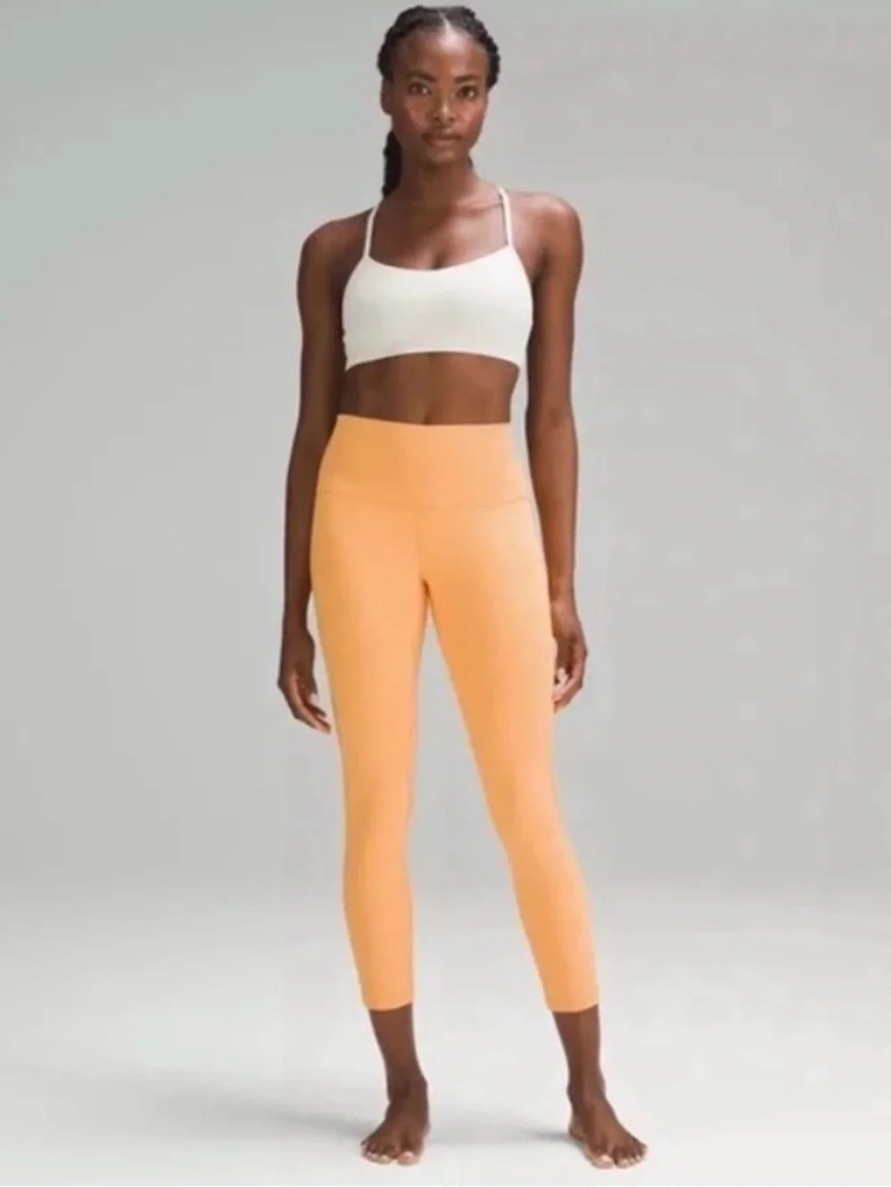 Lululemon Align™ Ribbed High-Rise Leggings Pant 25” Mango Size 6